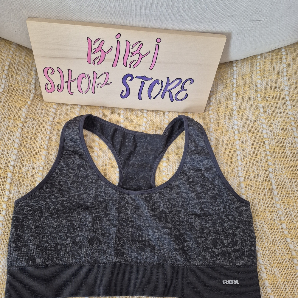 Teen RBX Charcoal Gray Sports Bra
